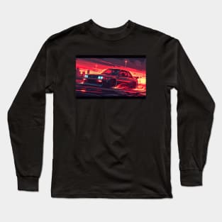 Vector Art Saab Long Sleeve T-Shirt